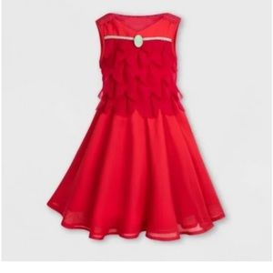 Disney Moana Inspired Red Dress